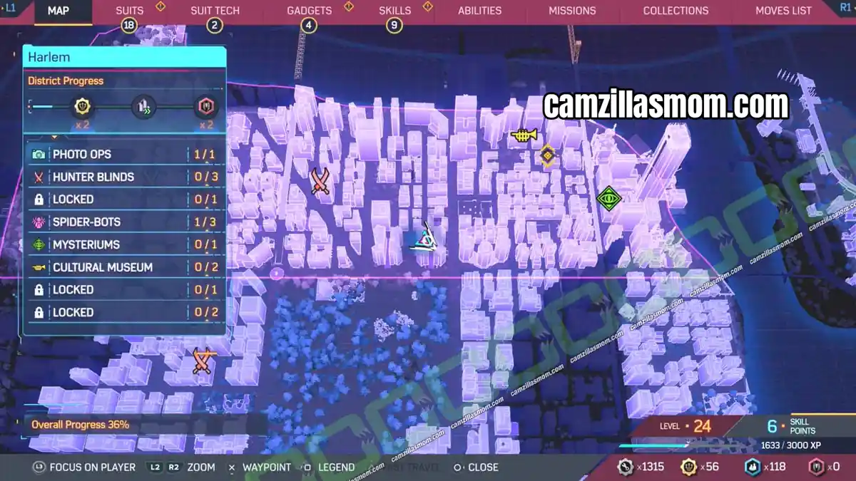 spider-bot-2-map-harlem-marvels-spider-man-2 › camzillasmom.com