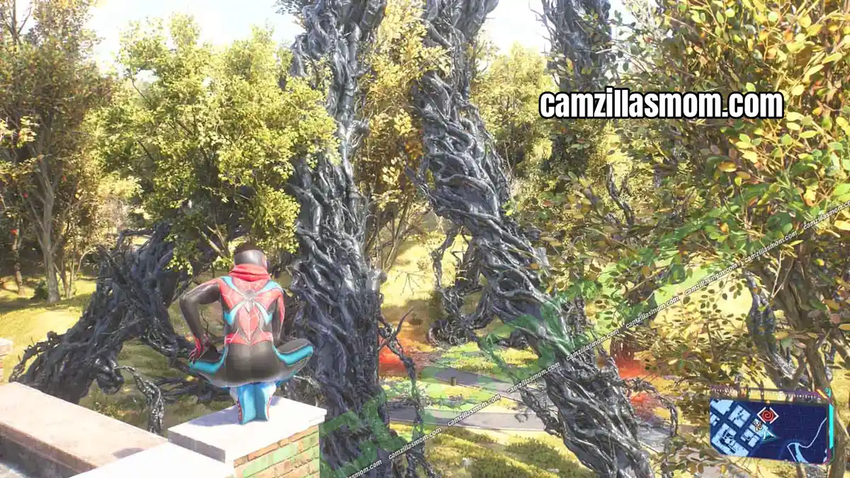symbiote-nest-location-astoria-marvels-spider-man-2 Symbiote Nest in the park in the northeast of Astoria in Spider-Man 2 › camzillasmom.com
