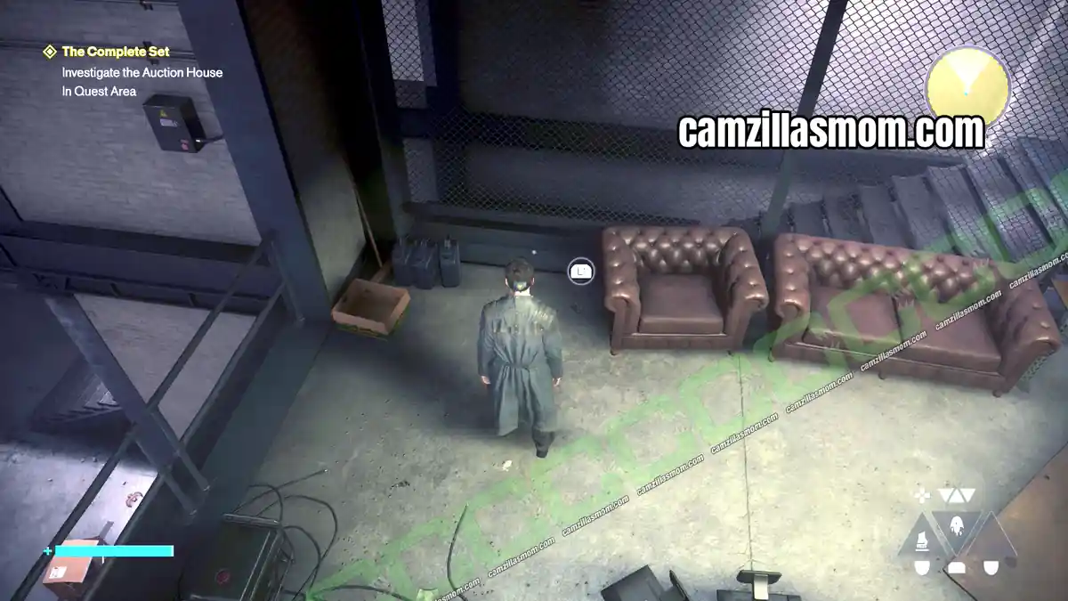 theres-people-in-there-altered-speakers-the-complete-set-control-resonant Altered Speakers recording next to the brown leather armchair in the Auction House in The Complete Set side story in Control Resonant › camzillasmom.com