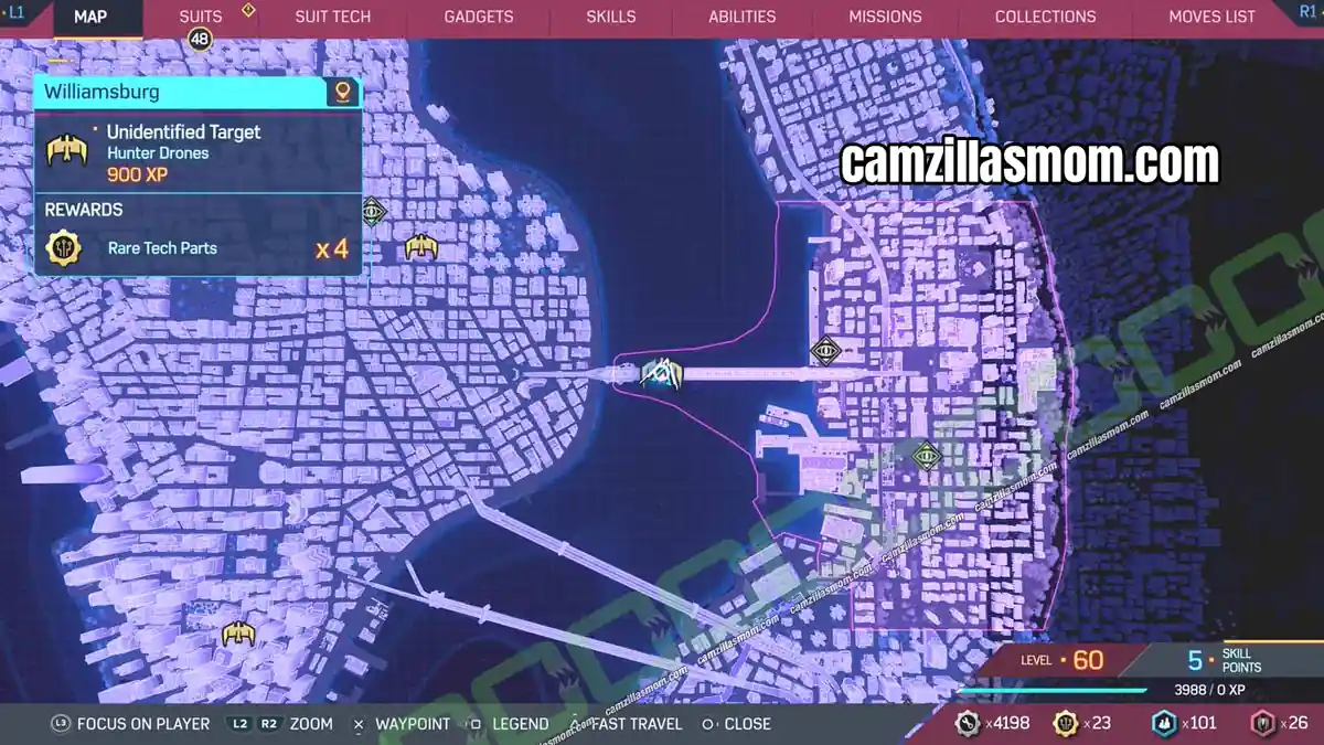 unidentified-targets-map-williamsburgh-marvels-spider-man-2 › camzillasmom.com