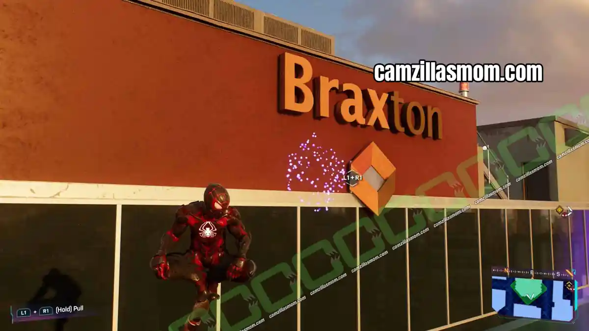 yank-braxton-sign-prowler-stash-midtown-marvels-spider-man-2 Braxton sign pulled away to reveal the vent entrance to the Midtown Prowler Stash in Spider-Man 2 › camzillasmom.com
