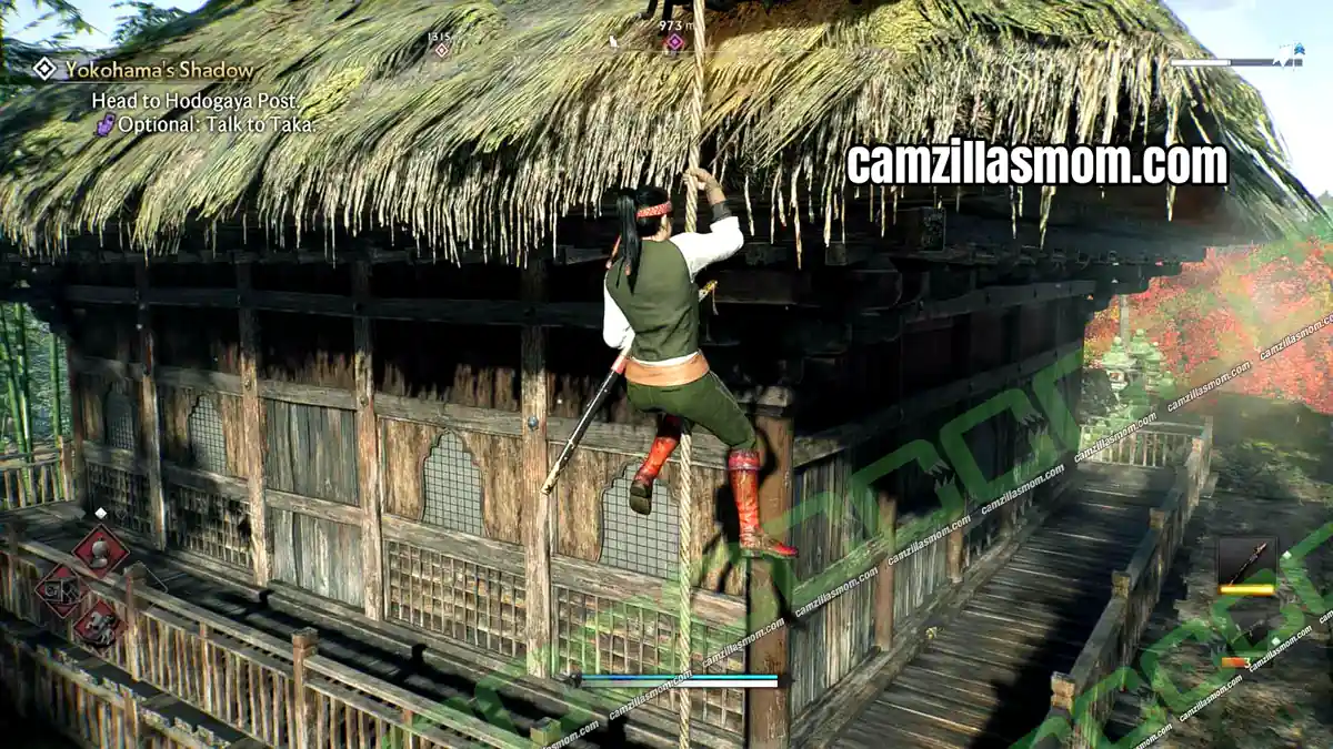 cat-3-location-yoshida-shinden-region-rise-of-the-ronin Cat on the roof of the Six Lanterns temple in Yoshida-Shinden in Rise of the Ronin › camzillasmom.com