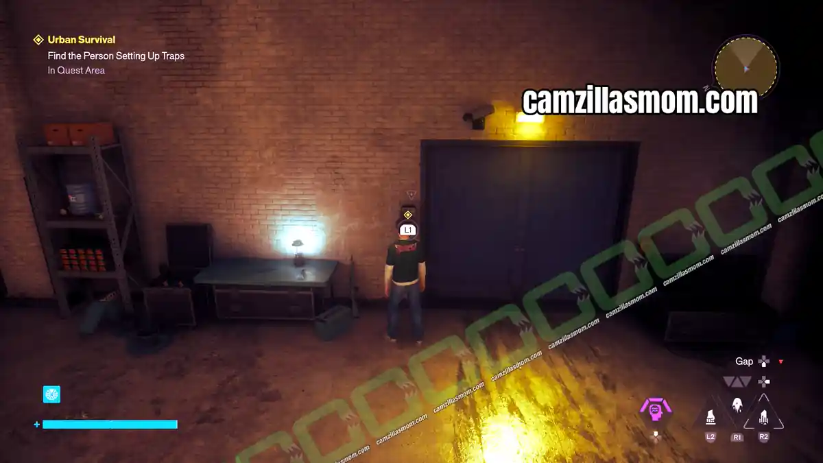find-the-person-setting-up-traps-urban-survival-control-resonant Intercom inside the mined building behind the parking garage during Urban Survival in Control Resonant › camzillasmom.com