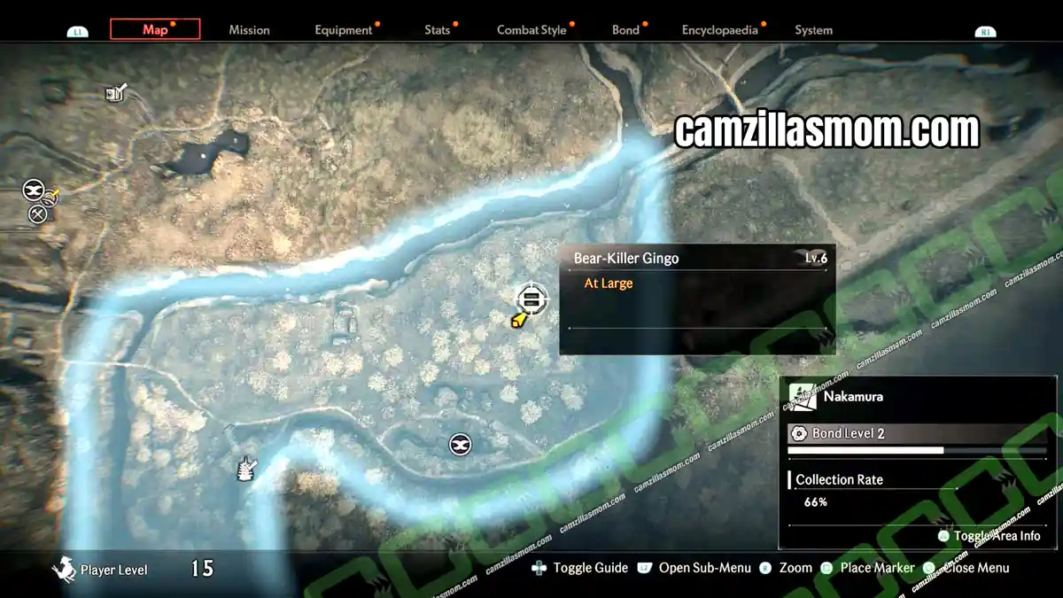 fugitive-map-nakamura-region-rise-of-the-ronin Bear-Killer Gingo wolf fugitive location in the northeast of Nakamura on the Rise of the Ronin map › camzillasmom.com