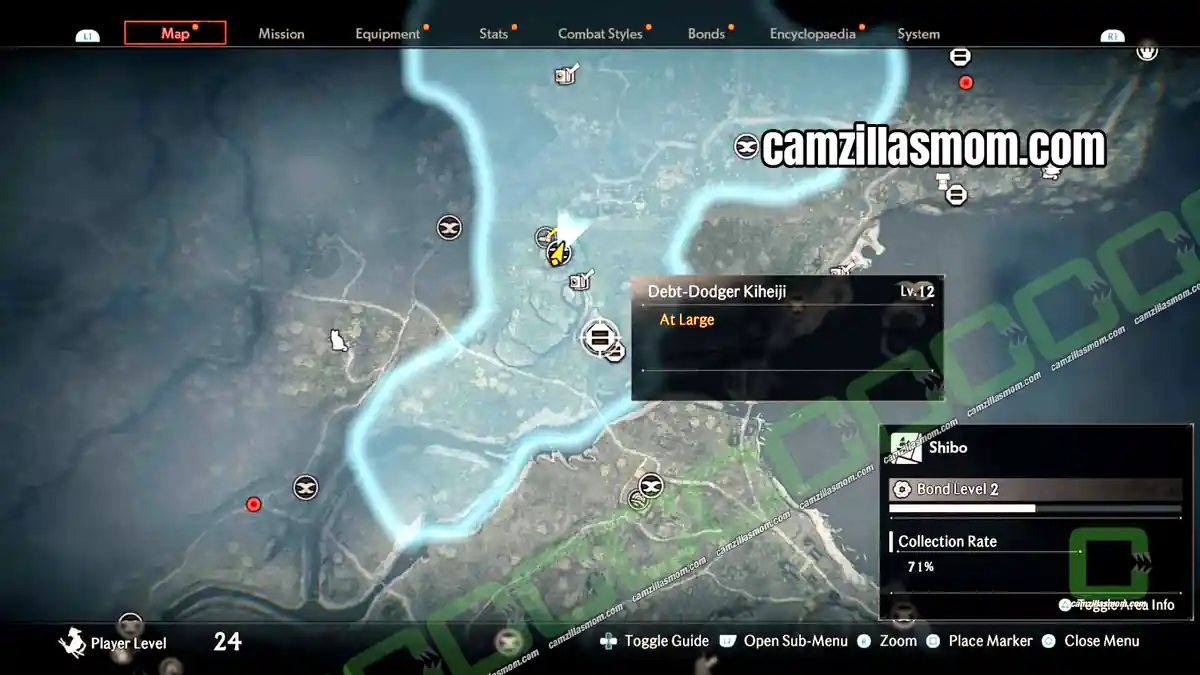 fugitives-23-of-3-kiheiji-shibo-region-rise-of-the-ronin Debt-Dodgers Kiheiji and Yahei camp southeast of Windmill Mountain in Shibo on the Rise of the Ronin map › camzillasmom.com