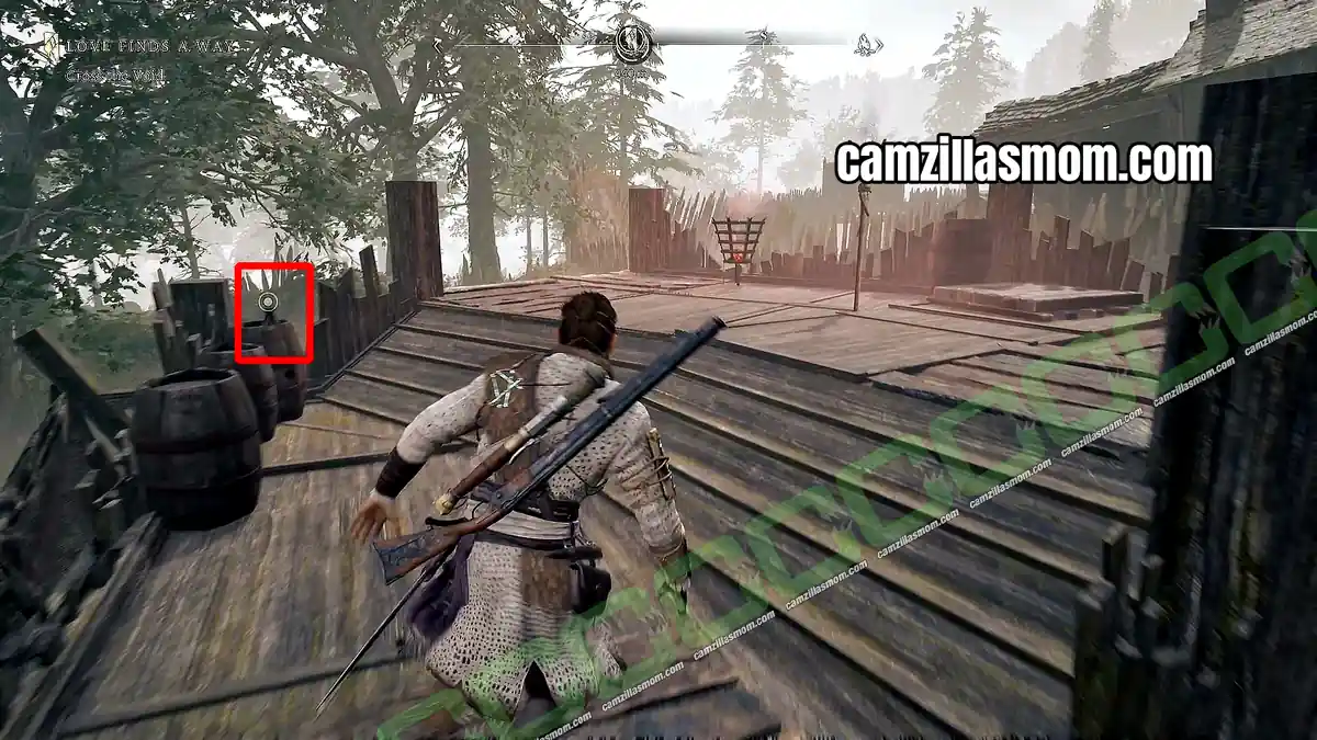 key-to-hummingbirds-pillage-location-all-locked-chests-and-keys-mire-marshes-ghosts-of-new-eden Leather satchel with the Hummingbirds Pillage key on a barrel on top of the barricade north of the Old Marsh Encampment in Banishers Ghosts of New Eden › camzillasmom.com