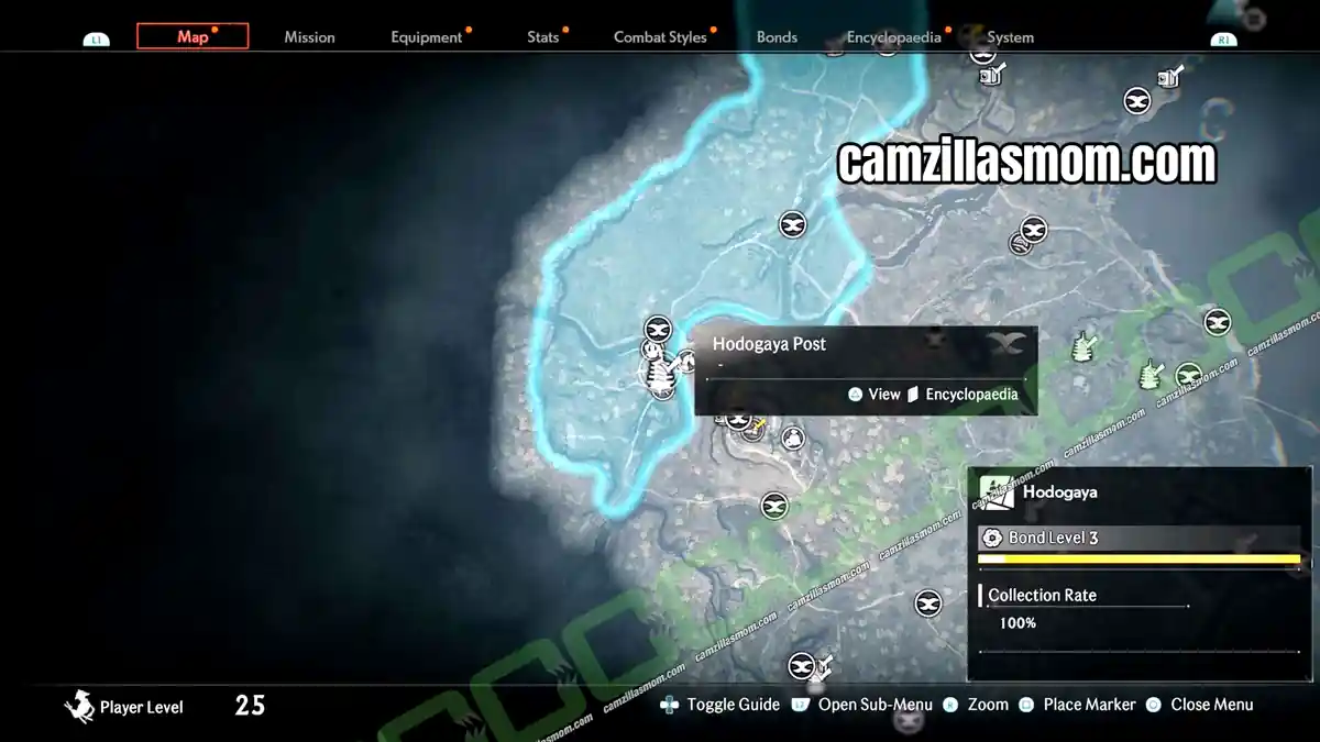 landmark-map-hodogaya-region-rise-of-the-ronin Hodogaya Post Landmark location in the south of Hodogaya on the Rise of the Ronin map › camzillasmom.com