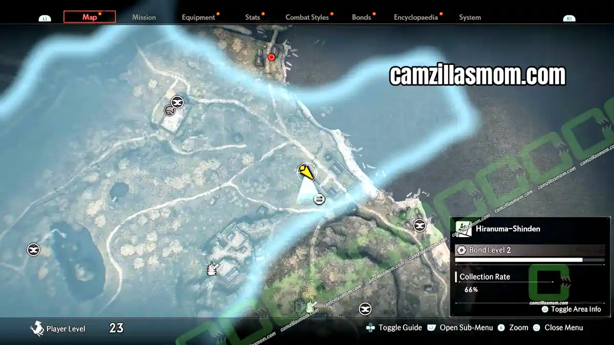 treasure-chest-1-map-hiranuma-shinden-region-rise-of-the-ronin Fugitive Hundred Faces Ryuzo at the eastern estate in Hiranuma-Shinden on the Rise of the Ronin map › camzillasmom.com